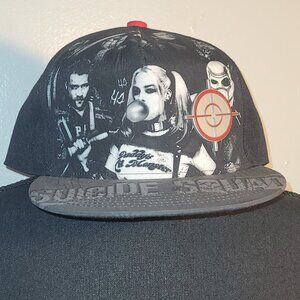 Unisex Suicide Squad " IN SQUAD WE TRUST" Adjustable Back Baseball Cap Hat Blac